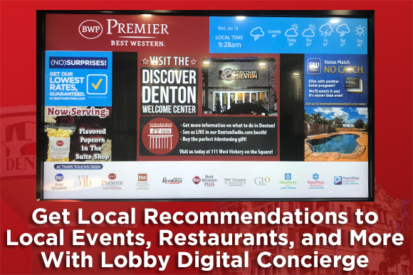 Vote for us as Best Hotel of Denton at Dentonrc.com